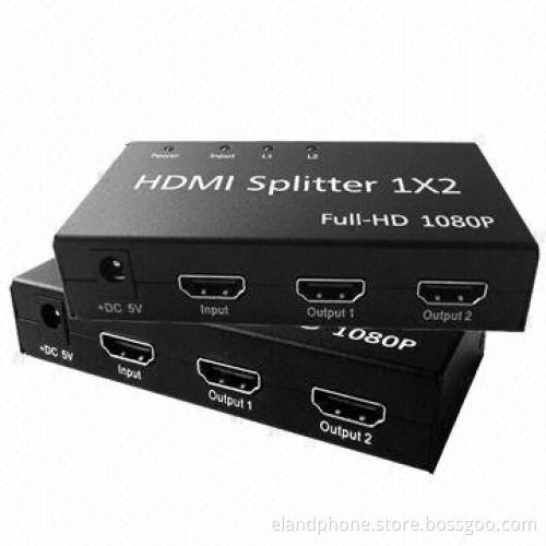 1 x 2 Splitter, Supports 3-D 2 ports HDMI Splitter
